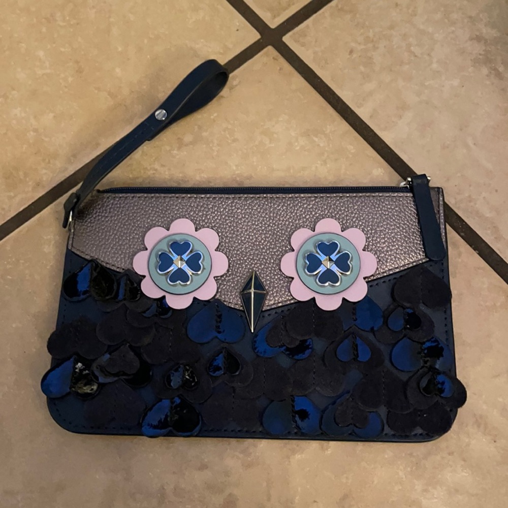 Kate Spade Owl Clutch 71/2” long by 5” wide